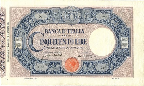 Italia lire 500 umberto i - lire,