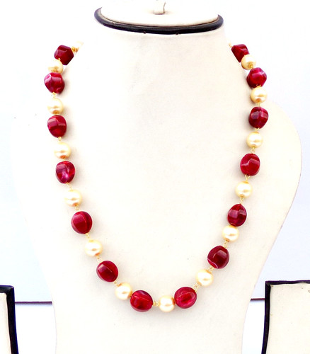 Collana perle lunghe - di,