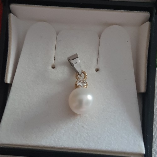 Ciondolo oro bianco e - oro,