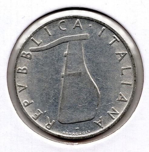 1955 italy lire - 5, (1798)