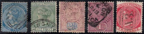 Jamaica 1870 usato 100 - 1870-85,
