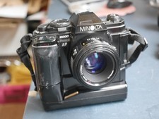 Minolta 9000 fotocamera AF 50mm f1.7 obiettivo MD-90 NP-90M motordrive