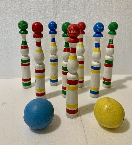 Set vintage birilli da - di,