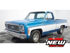 CHEVROLET C10 CHEYENNE SUPER 1974 BLUE 1:18