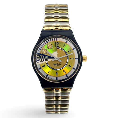 Stop swatch double - -, run