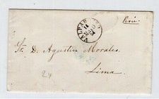Chile 1854 Valparaiso Lima