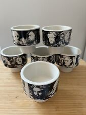 SET DA 6 PORCELLANE D'ARTE EVA