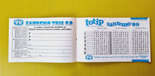 TOTIP CARD SANREMO 89 1989
