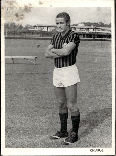 Cartolina calcio calciatore