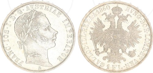 Austria ungheria florin 1 - 1,
