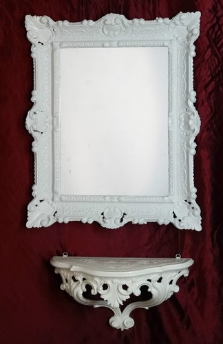 Specchio con console vassoio - specchio,