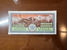 NATIONAL HORSE LOTTERY TICKET