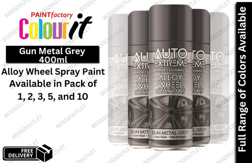 Gun metal grey alloy wheel - gun,