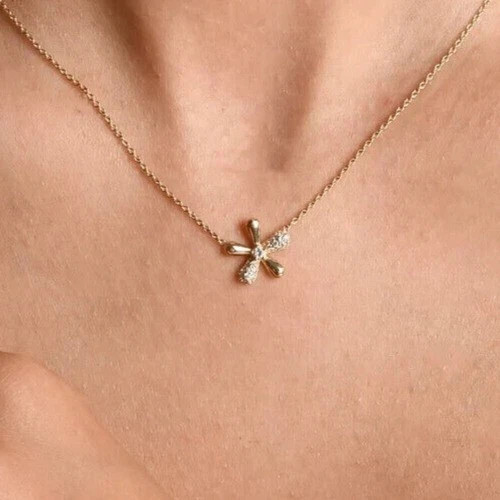 Collana con ciondolo - , fiore