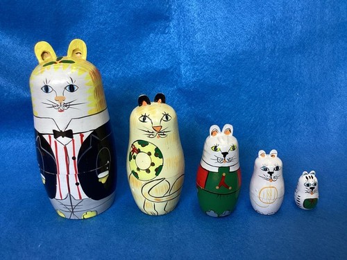 Matrioska gatto 5pz - , souvenir