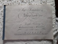 SEI SONATE PER CLAVICEMBALO di