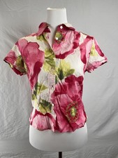 CONTE OF FLORENCE CAMICIA DONNA TG M WOMAN CASUAL VINTAGE SHIRT COTONE