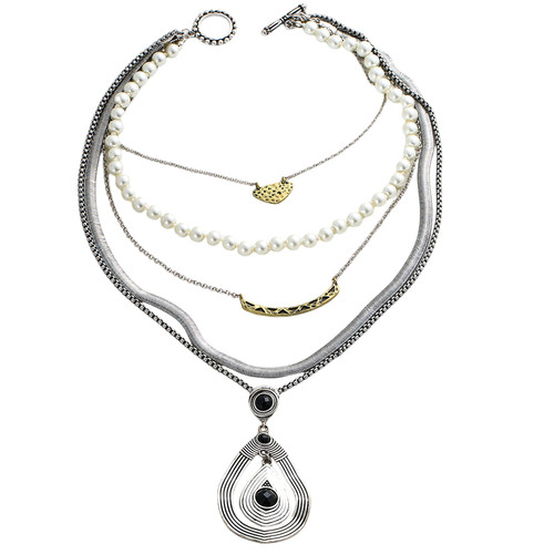 Boho collana multifilo - boho,