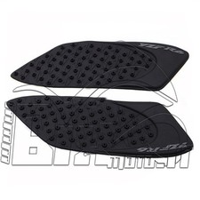 ADESIVI PROTEZIONE LATERALE SERBATOIO 3M ANTISCIVOLO YAMAHA R6 2006 2007 NERO