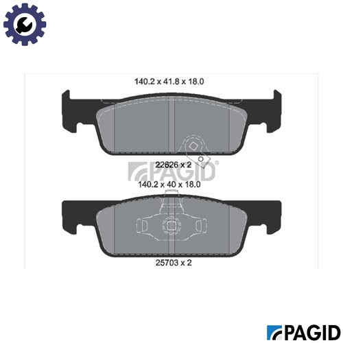 Set pastiglie freno - set,