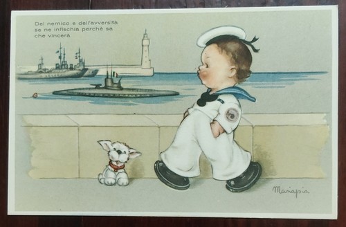 Cartolina illustrata bambini - illustrata,