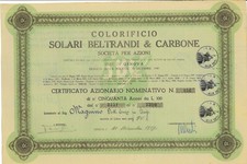 Azioni. SOLARI BELTRANDI &