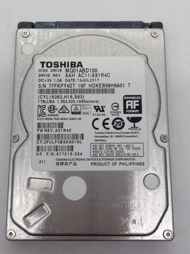 Toshiba mq01abd100 tb - 1, tb***