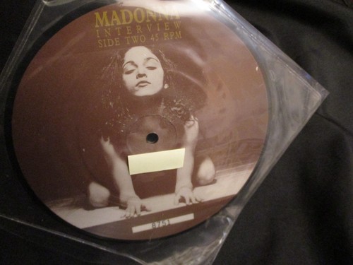 Madonna interview vinyl - interview, 7"