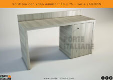 Scrittoio con vano minibar 140 x 75 per arredo alberghi hotel b&b-serie LAGOON 