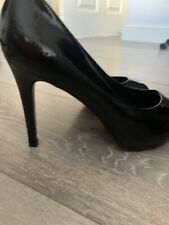 Scarpe donna Arezzo punta aperta tacco alto nero. Taglia: 6/39, usato a malapena