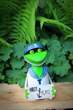 Sgabello recinzione marinaio ancoraggio rana statua da giardino mare nave...