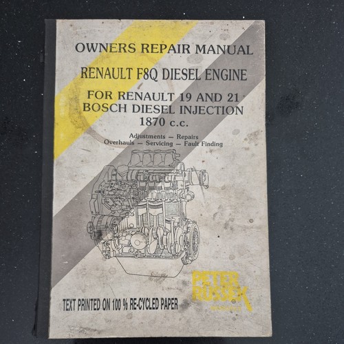 Manuale motore renault f8q - manuale,