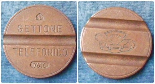 Gettone telefonico - gettone,