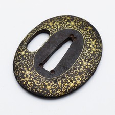 Tsuba Higo Zogan (intarsio)