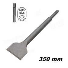 SCALPELLO CON ATTACCO SDS PLUS LUNGHEZZA 350 mm PUNTA PIATTA A PALETTA 50 mm ---