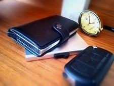 PORTAFOGLIO PORTA CARTE DI CREDITO RFID PELLE ULTRA SLIM CON CLIP UOMO CONTANTI