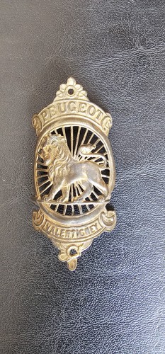 Badge peugeot 1900 velo - velo, ancien