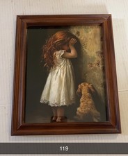 Quadro bambina che piange con