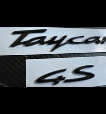 logo scritta Porsche TAYCAN 4S