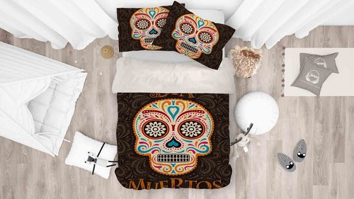 Set copripiumino scheletro - set, 3d
