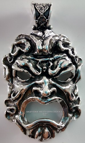 Collana maschera ciondolo - collana,