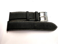 LONGINES  - BLACK -Leather  22