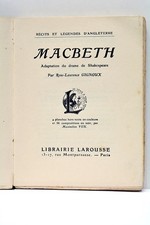 LIVRE ANCIEN GIGNOUX MACBETH