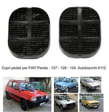 KIT COPRI PEDALI FIAT PANDA vecchia 124 127 128 A112 gomma epoca gommini