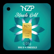 Lingotto d'oro 0,01 grammi