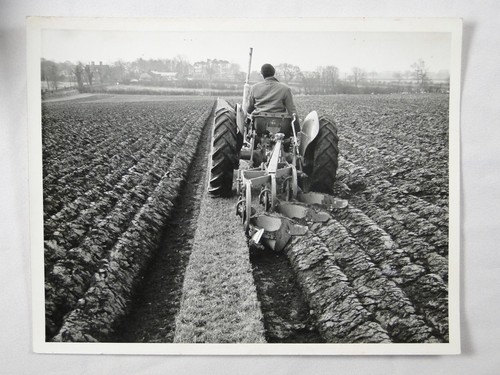 Farmer ploughing field tractor - farmer,
