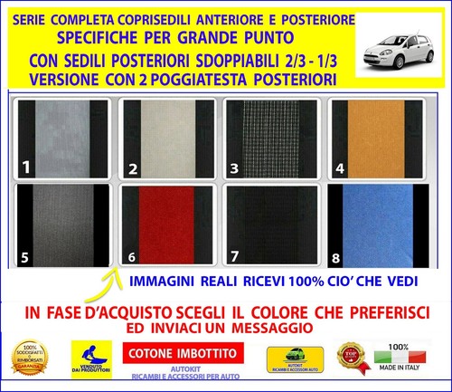 Coprisedili specifiche - coprisedili,
