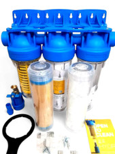 FILTRO ACQUA ATLAS  1" ANTICALCARE RESINA CATIONICA TRIO HYDRA 10" AUTOPULENTE