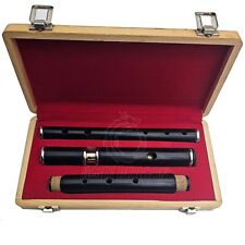 Flauto irlandese basso D fatto a mano in PVC set 4 pezzi con custodia in legno musica popolare celtica
