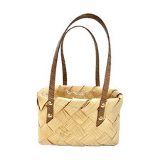 BORSA con manici Portafiori Porta fiori NATURALE 23x14 cm 199A